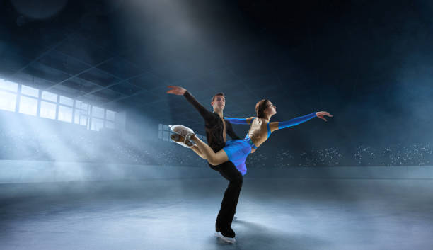 istock Figure skating couple. 1169418676