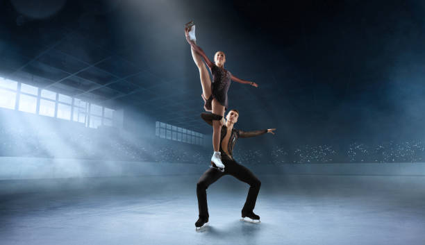 istock Figure skating couple. 1169418690