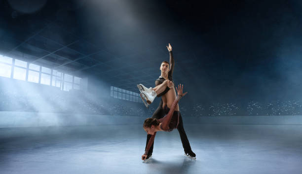 istock Figure skating couple. 1169418727