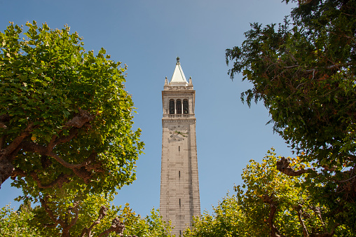 Campanile at University of California in Berkeley Campus