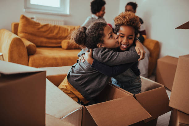 istock Family having fun together on moving day 1169430661