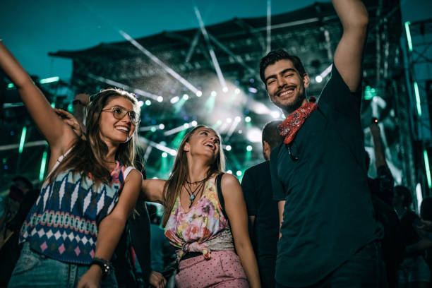 istock Enjoying every song the band plays 1169431424