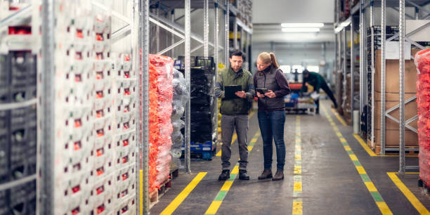 Warehouse of vegetables