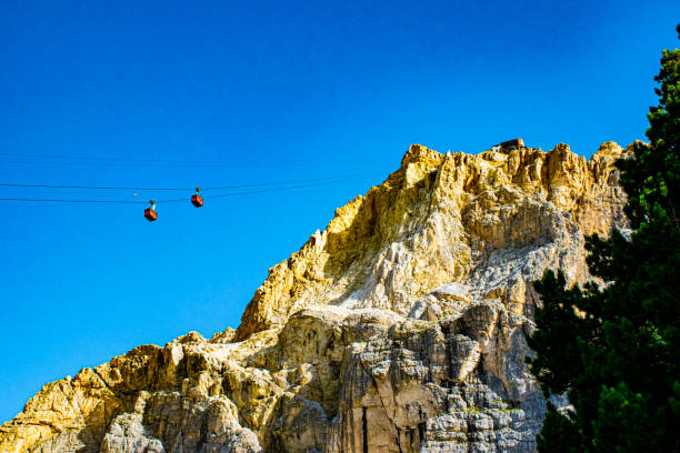 istock Falzarego Dolomiti cable car number five 1169437183