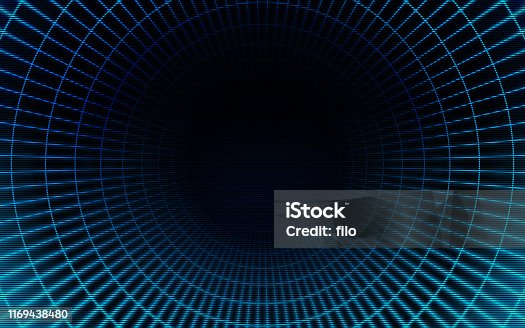 istock Retro Video Game Warp Tunnel Background Abstract 1169438480
