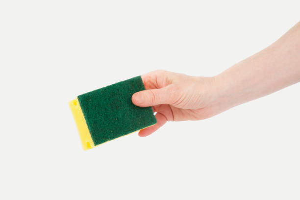 istock Cleaning Sponge And Woman Hand 1169439845