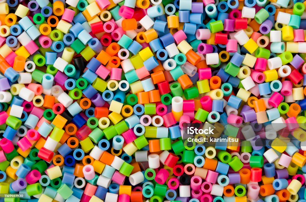 Colorful Perler Beads Stock Photo - Download Image Now - Multi Colored, Bead,  Backgrounds - iStock