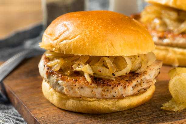 istock Homemade Chicago Pork Chop Sandwich 1169442061