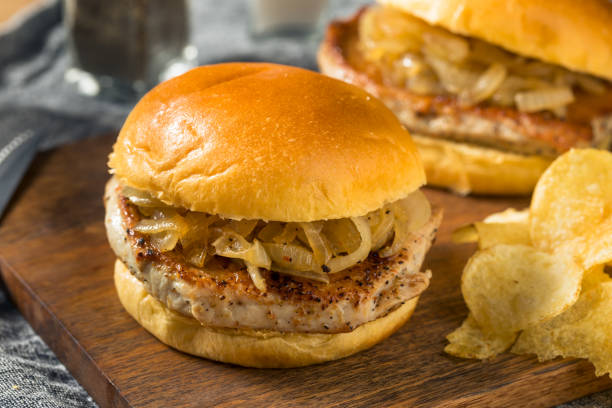 istock Homemade Chicago Pork Chop Sandwich 1169443281