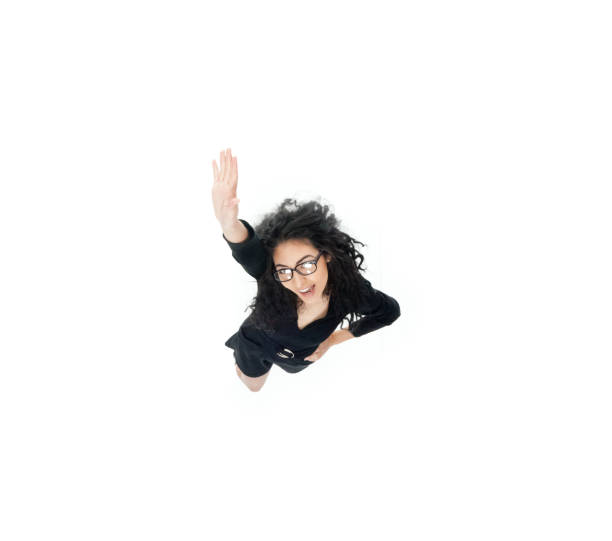 istock Businesswoman looking up 1169446077