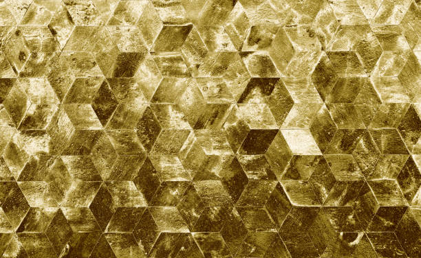 Gold grunge textures and backgrounds stock photo