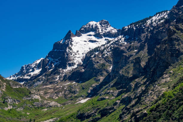 istock Snow Covered Ruby Mountains in Lamoille Canyon 1169451336