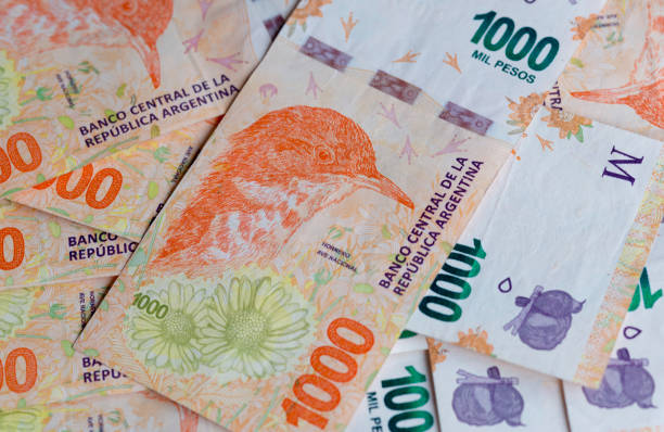 1000 new Argentine Peso Bill stock photo
