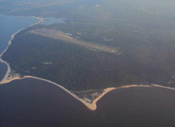 istock River and airport in the forest 1169455903