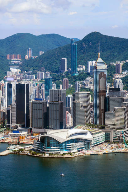 istock Hong Kong Victoria Harbor from Air 1169458977