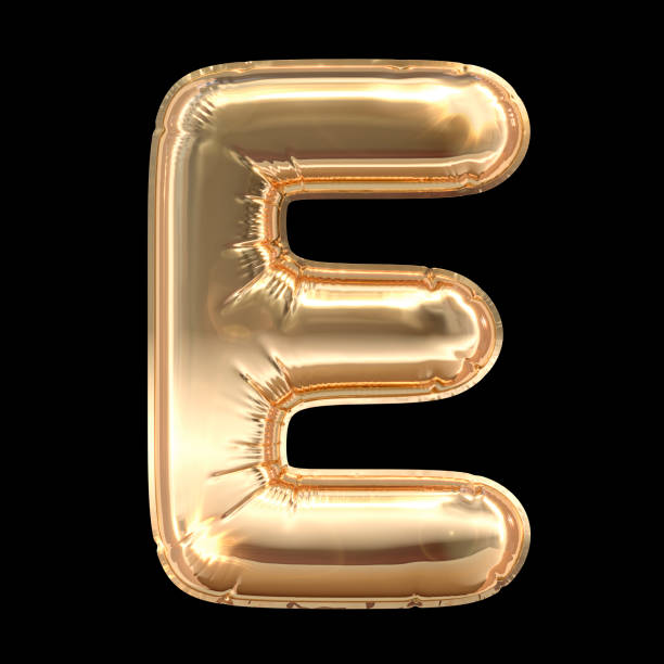 istock Golden Balloons font 3D Render 1169460084