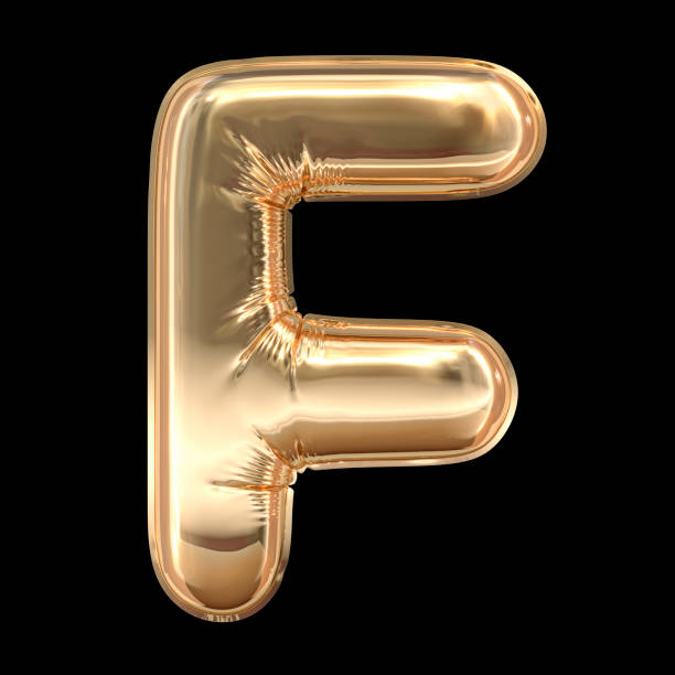 istock Golden Balloons font 3D Render 1169460086