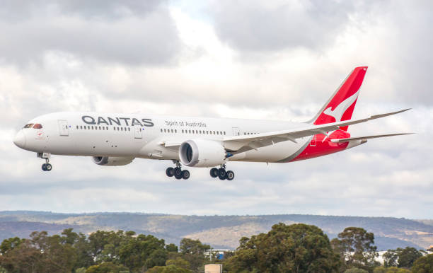 カンタス 787 - boeing 787 air vehicle travel business travel ストックフォトと画像