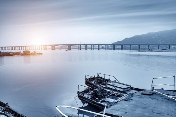 istock Bridge across the sea 1169474907