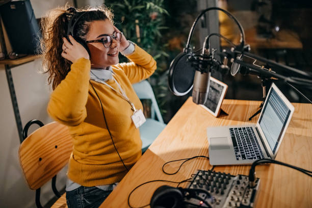 istock Successful radio presenter 1169475654
