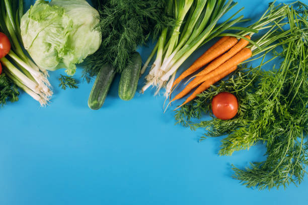istock Colorful raw vegetables from garden. 1169475983
