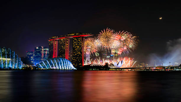 The National Day of Singapore is celebrated every year on August 9, in commemoration of Singapore's independence from Malaysia in 1965. This holiday features a National Day Parade, an address by the Prime Minister of Singapore, and fireworks celebrations.