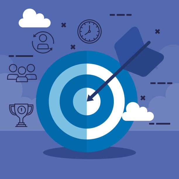 istock target with arrow and icons business strategy 1169479416