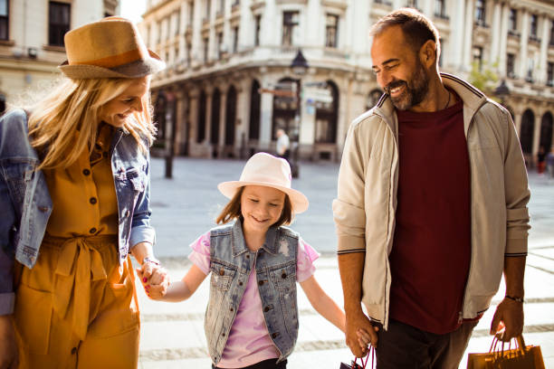 istock Family out Shopping 1169484267