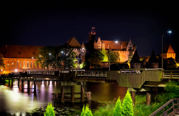 Malbork, Poland - September 03, 2020 - Castle of the Teutonic Order in Malbork, Poland
