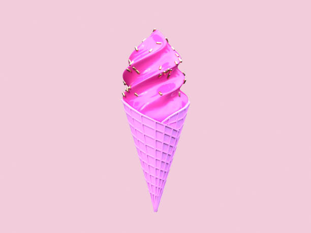 istock abstract pink ice cream cartoon style 3d render 1169506133