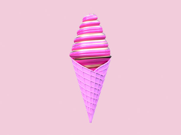 istock abstract pink ice cream cartoon style 3d render 1169506174