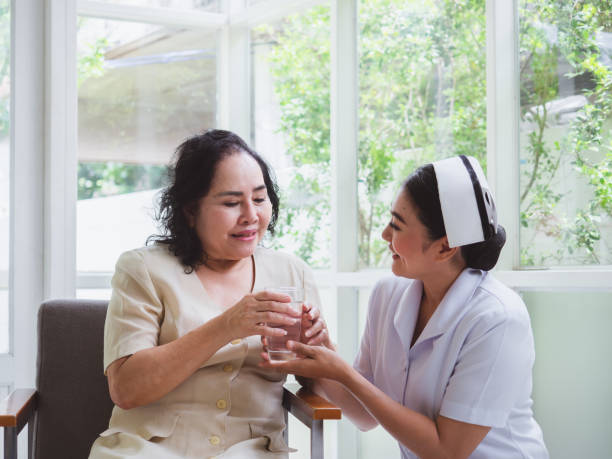 istock The nurse is caring for the elderly with happiness 1169507693