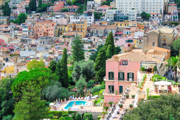istock View on Taormina, Sicily, Italy 1169512261
