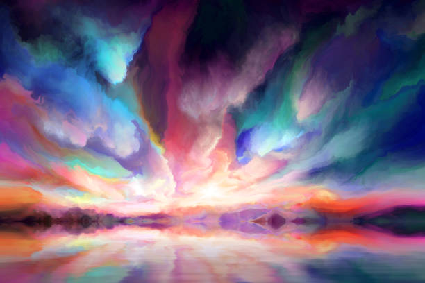 istock dreamlike seascape, oil painting 1169513606