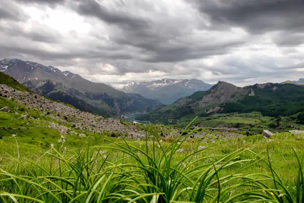 Photo of View of Tena Valley in The Pyrenees, Huesca, in Spain