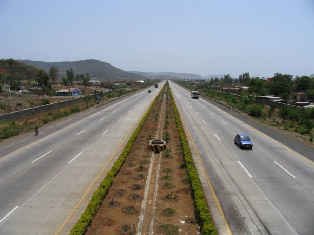 istock Pune - Mumbai Express Highway, Maharasthra, India. 1169517162