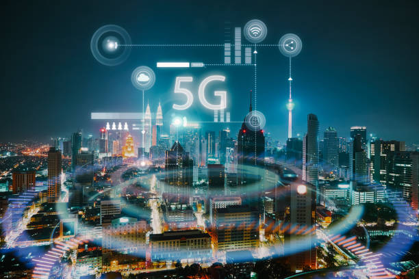 istock Modern city with smart 5G 1169517529