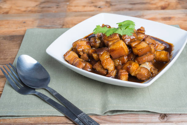 istock Sweet Pork Condiment (Thai name is muu waan) 1169517729