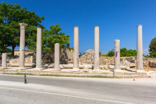 istock Ruins of the ancient theatre in Side 1169519557