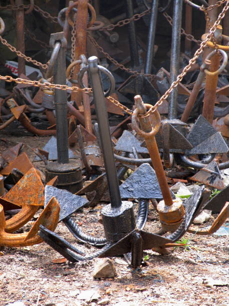 istock Boat anchors. Kerala India 1169520501
