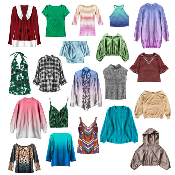 istock Group of shirts isolated 1169520642