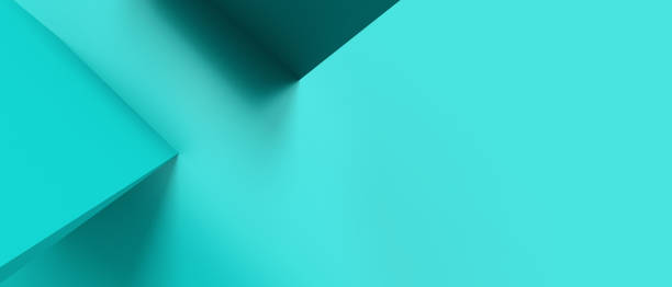 istock Creative geometric. Abstract, science, futuristic, energy technology concept. Blue room. Blue angle arrow overlap background. 3d illustration. 1169520978