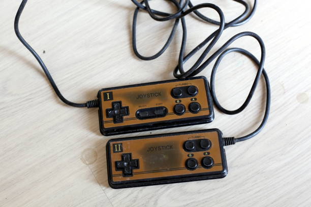 istock vintage joystick ,game pad 1169521332