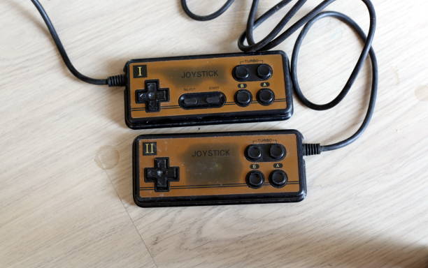 istock vintage joystick ,game pad 1169521335