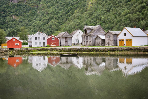 istock old town in the Laerdalsoeyri 1169522088