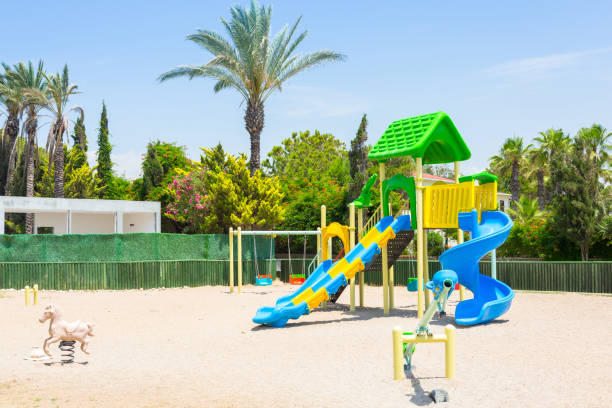 istock Kids playground at the beach 1169525024