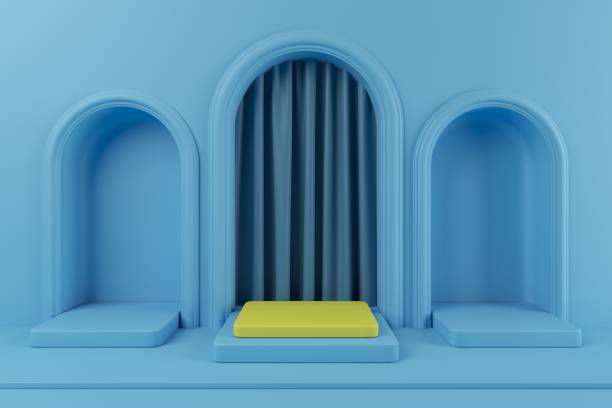 istock Abstract mock up scene with geometry shape podium. stock photo 1169525550