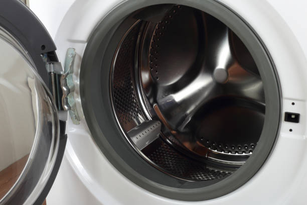 istock Home appliance - Closeup open door Washing machine 1169526593