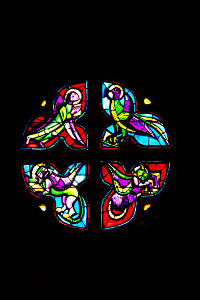 istock Cochrane. St. Trinity Church window. Two-Sevres. Poitou Charente 1169529690