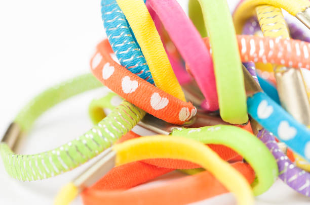 istock Colorful hair bands isolated on white background.Copy space 1169530858